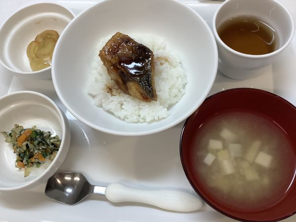 さばの蒲焼ごはんです《常食》