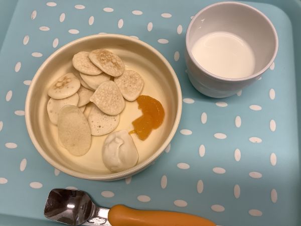 米粉パンケーキです《アレルギー除去食》