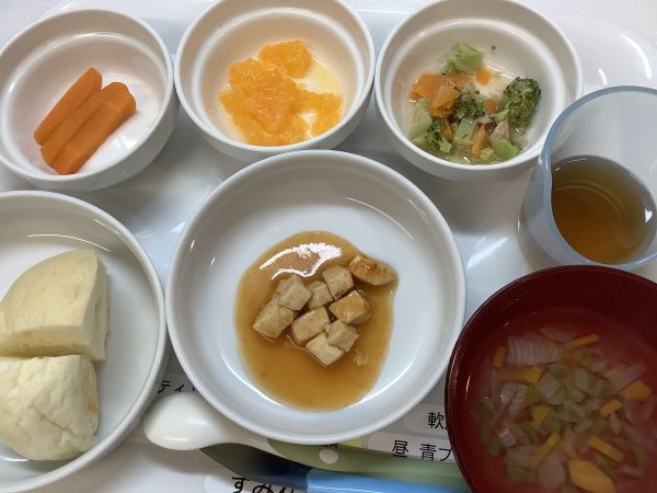 かじきのケチャップ煮です《後期》