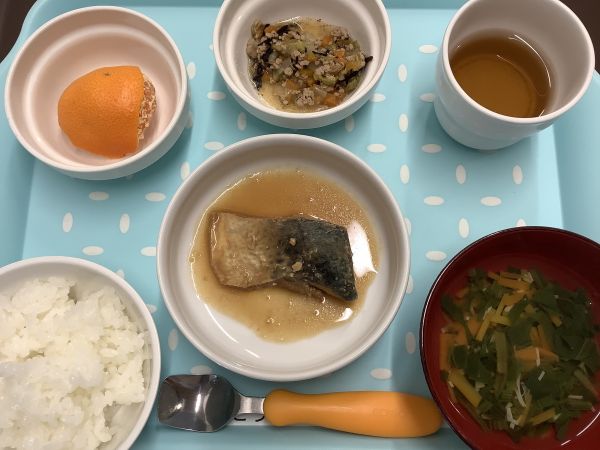 さばのみそ煮です《アレルギー除去食》