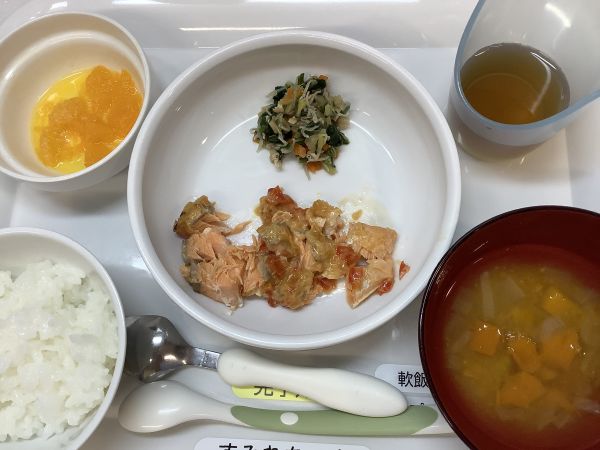 鮭の包み焼きです《完了期》