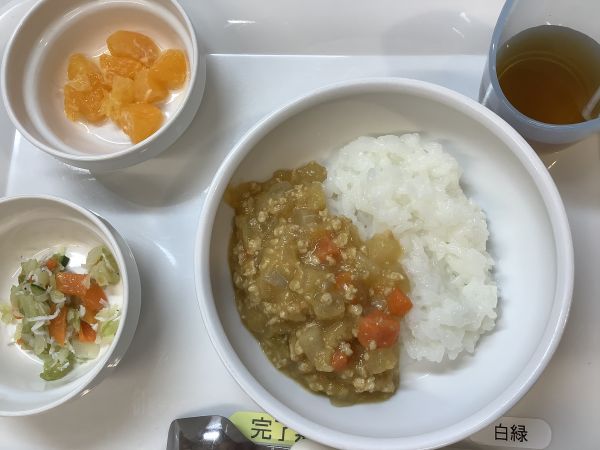 大根カレーです《完了期》