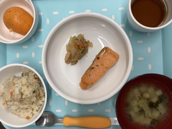 鮭の魚田です《アレルギー除去食》