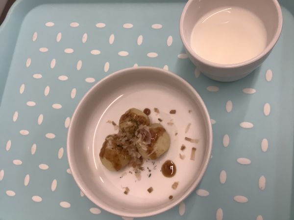 たこ焼き風ポテトです《アレルギー除去食》