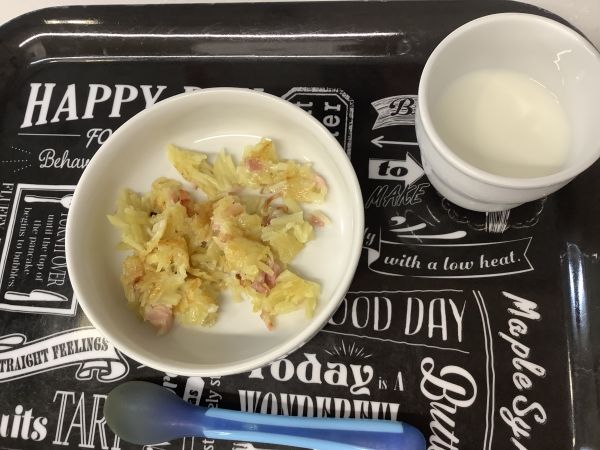 さつまいもとチーズのガレットです《中期B》