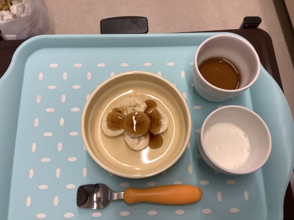 おやつアレルギー除去食みたらしバナナ