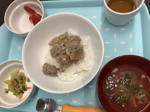 プルコギ丼です《アレルギー除去食》