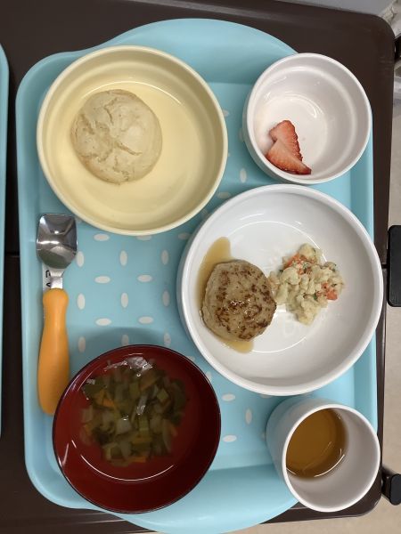 昼食アレルギー除去食豆腐ハンバーグ