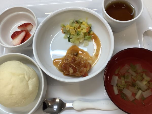 かじきのみそトマト煮です《常食》