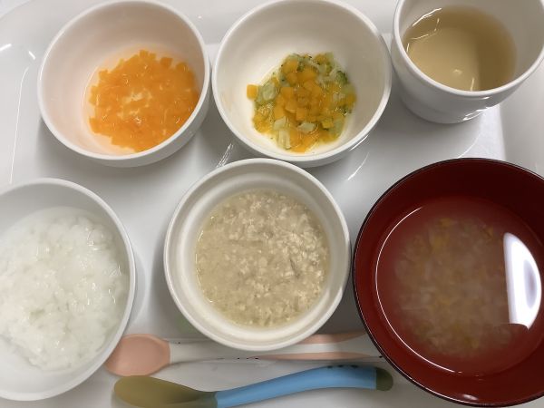 鶏ひき肉と玉ねぎ煮です《中期》