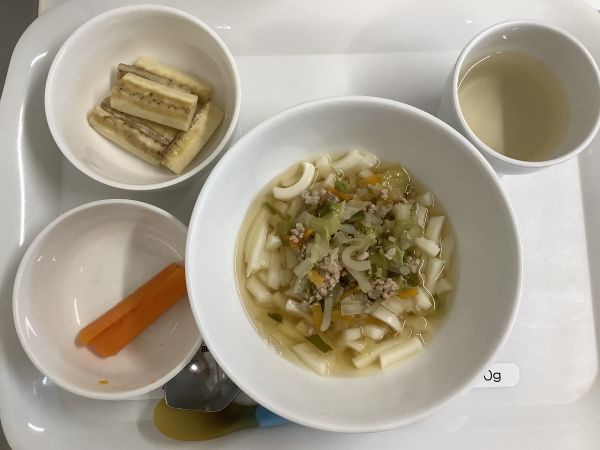 《離乳食後期》広東麺風うどんです。