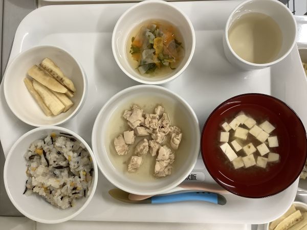 《離乳食後期》かじきの煮付けです。