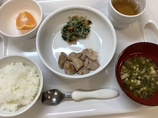 鶏肉のごまみそ焼きです《常食》