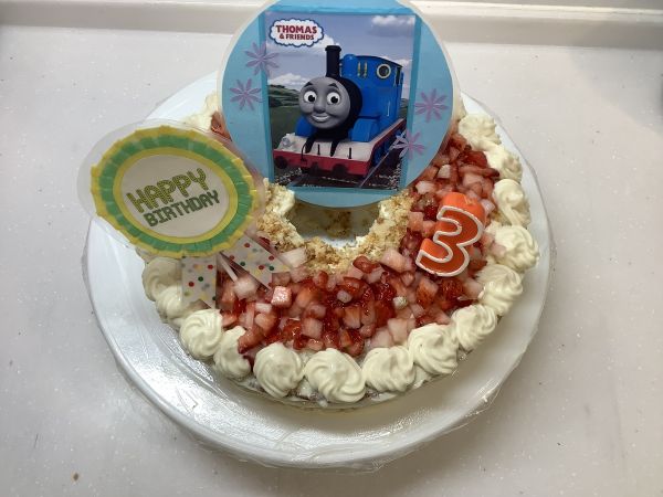 ３歳のお誕生日会です🎂おめでとうございます🎉