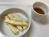 《離乳食後期》おやつは、パンケーキです。