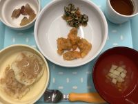 鶏のオーロラソース和えです《アレルギー除去食》