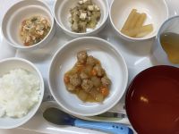 豚肉団子のケチャップ煮です《後期》