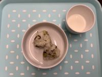 おやつアレルギー除去食さつまいも昆布おにぎり