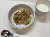 じゃがいもとブロッコリーのガレットです《常食》