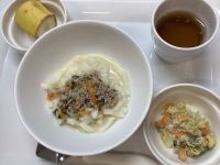 豆乳坦々うどんです《常食》