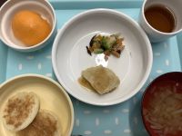 かじきのりんごソテーです。《アレルギー除去食》《常食》