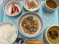 鶏肉と里芋の煮物です《アレルギー除去食》