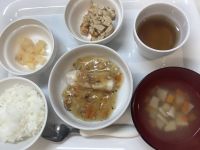 かれいのあんかけです《常食》