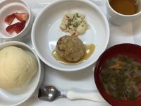 みそ豆腐ハンバーグです《常食》