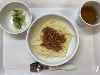 《常食》ミートスパゲティです。