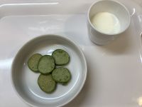 《常食》おやつは、ポパイパンケーキです。