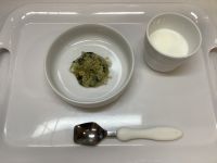 《常食》おやつは、チヂミです。