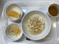 《常食》豆乳みそうどんです。