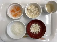 《離乳食中期》かれい煮です。