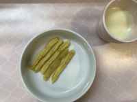 《常食》《アレルギー除去食》おやつは、さつまりこです。