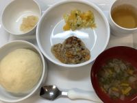 豆腐ハンバーグきのこあんです《常食》