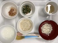 《離乳食中期》かれい煮です。