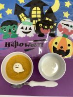 豆乳かぼちゃ寒天です《常食、完了期》