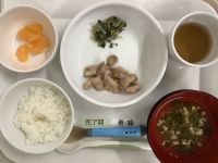 《離乳食完了期》鶏肉のごまみそ焼きです。