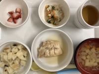 《離乳食後期》かれい煮です。